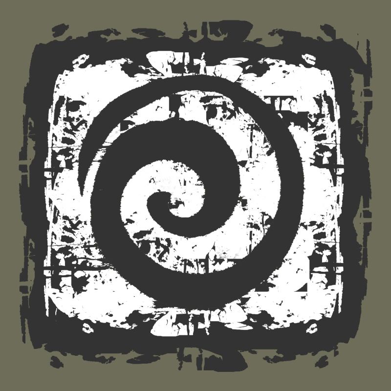 Abstract spiral pattern on vintage background
