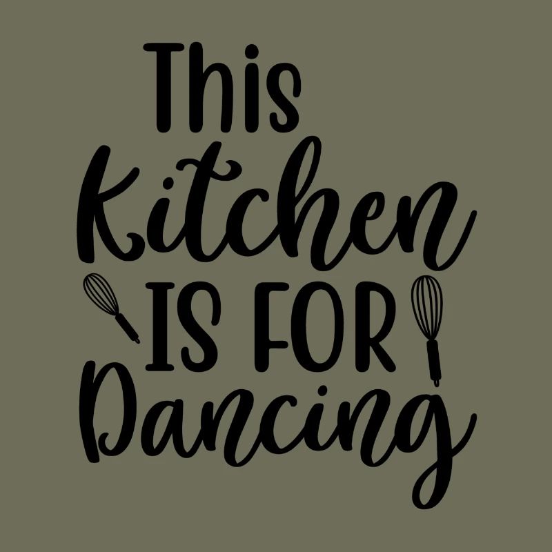 This Kitchen Is For Dancing Spruch