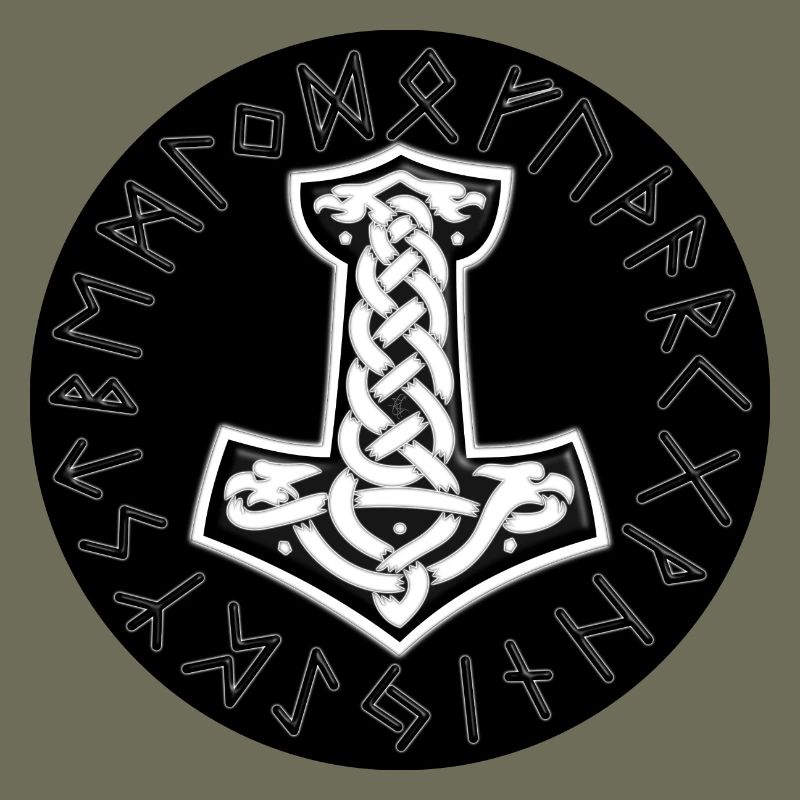 Mjölnir Celtic Runic Knot