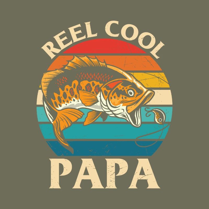 Citation de pêche Moulinet Cool Papa Conception de pêche