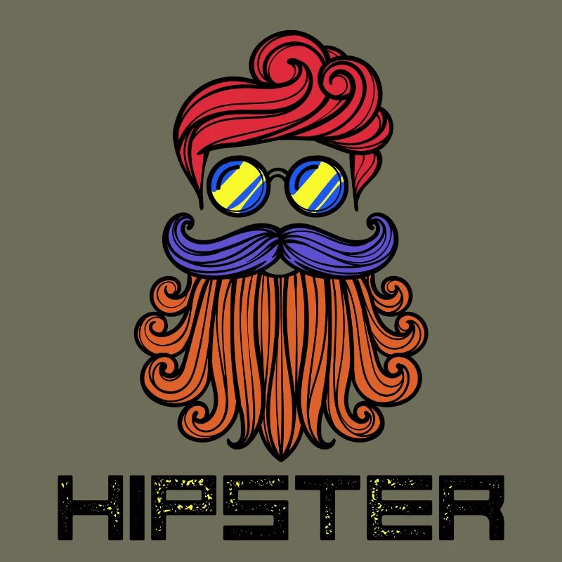 Bart Hipster Spruch Bartfrisur Bartträger