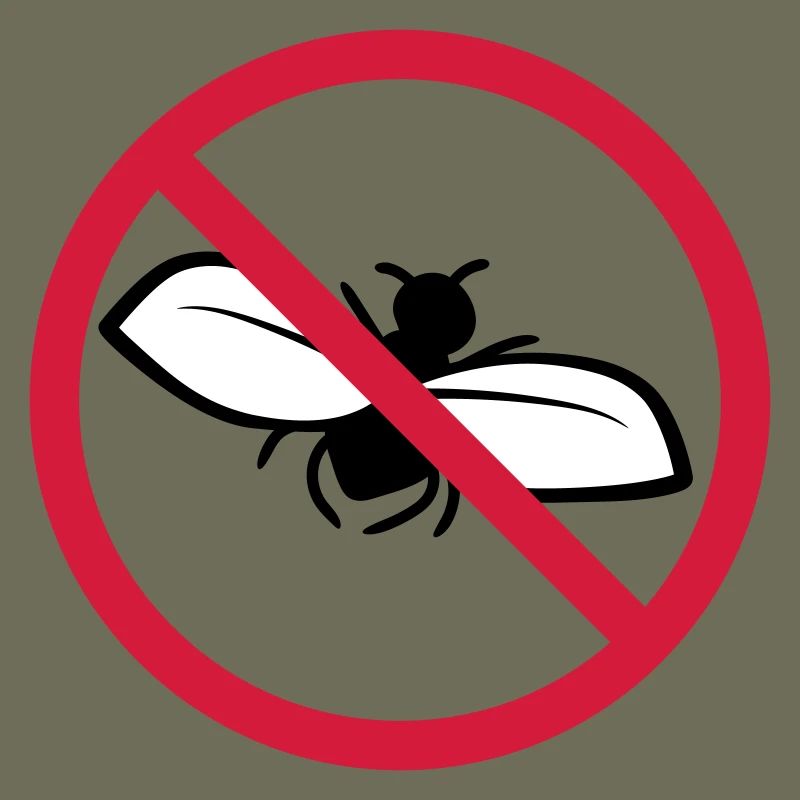 Fliege Verboten Schild