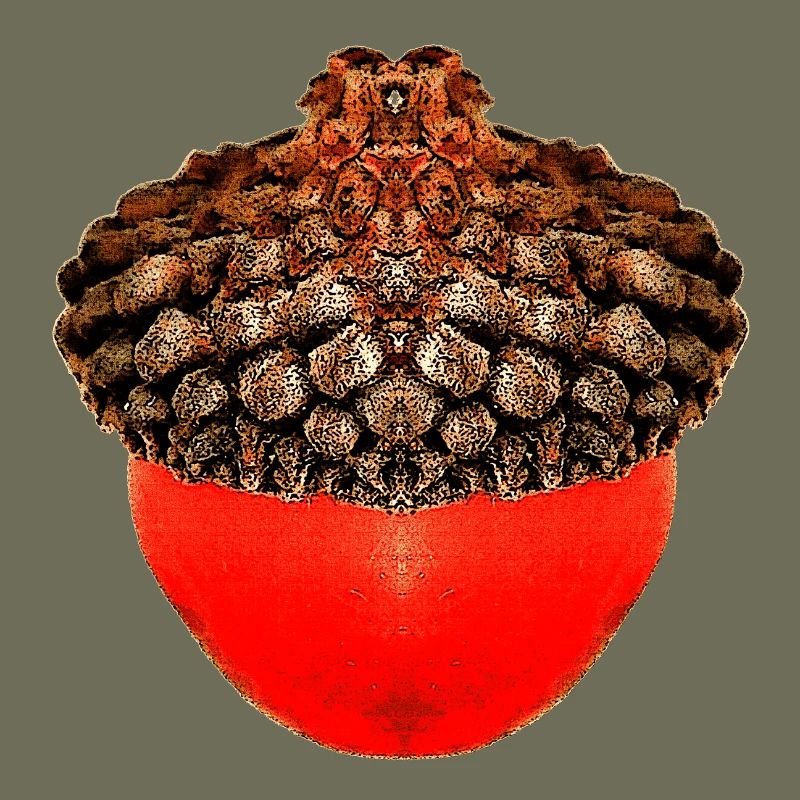 schöne Herbstdrucke, Eichelfoto, unisex herbst