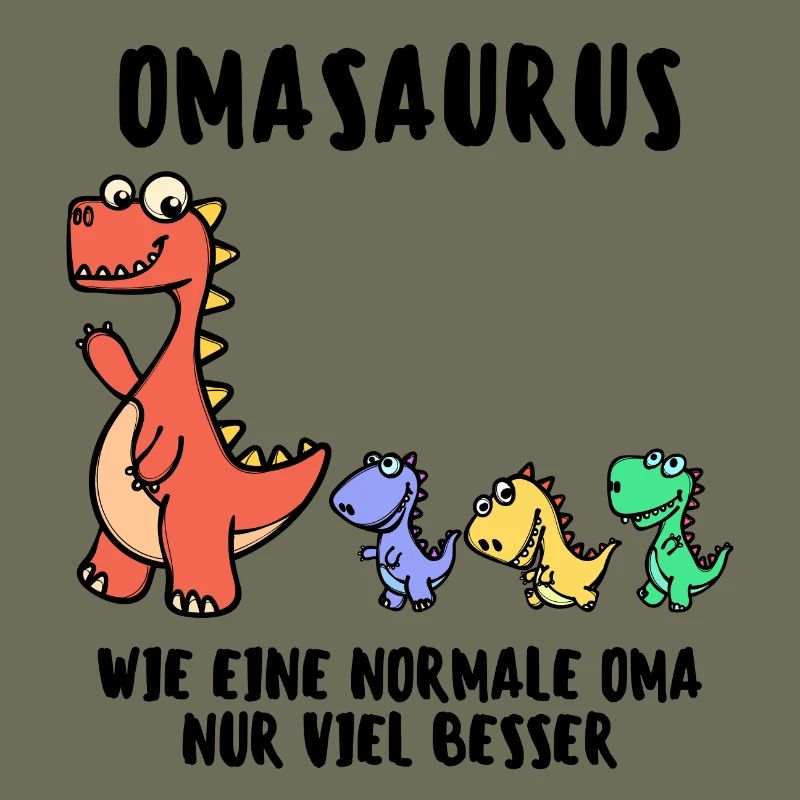 Oma Großmutter Dinosaurier Humorvoll Statement