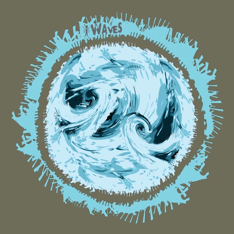 Conception de tourbillon d’eau orageuse