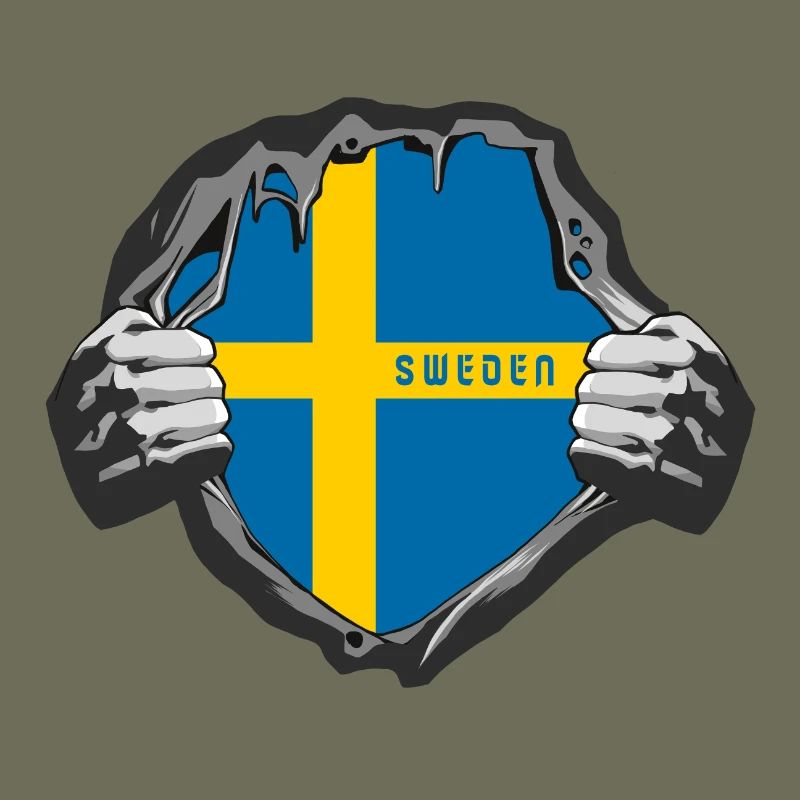 Schweden Flaggen Design