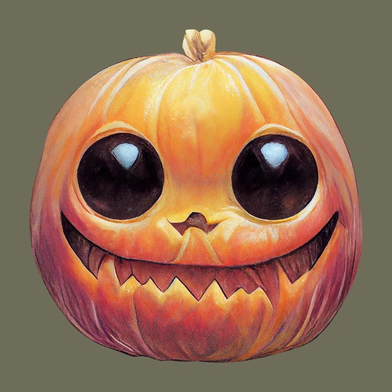 Pumpkin Head For Halloween