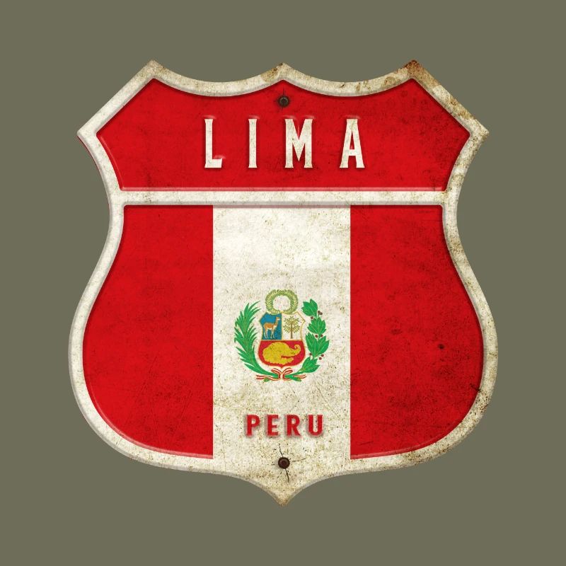 Design du drapeau de Lima (Pérou)