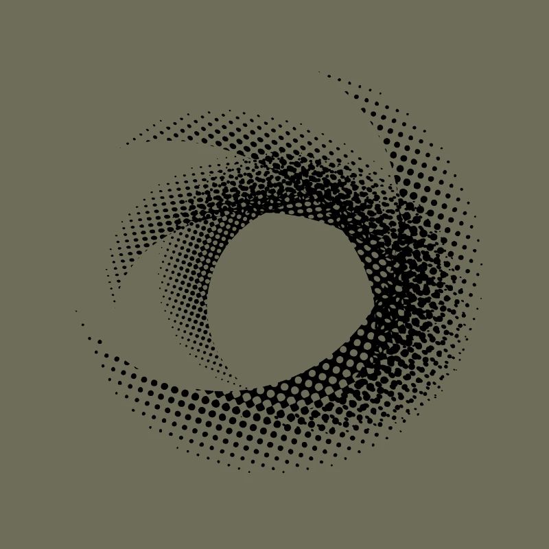 Circle art dotted