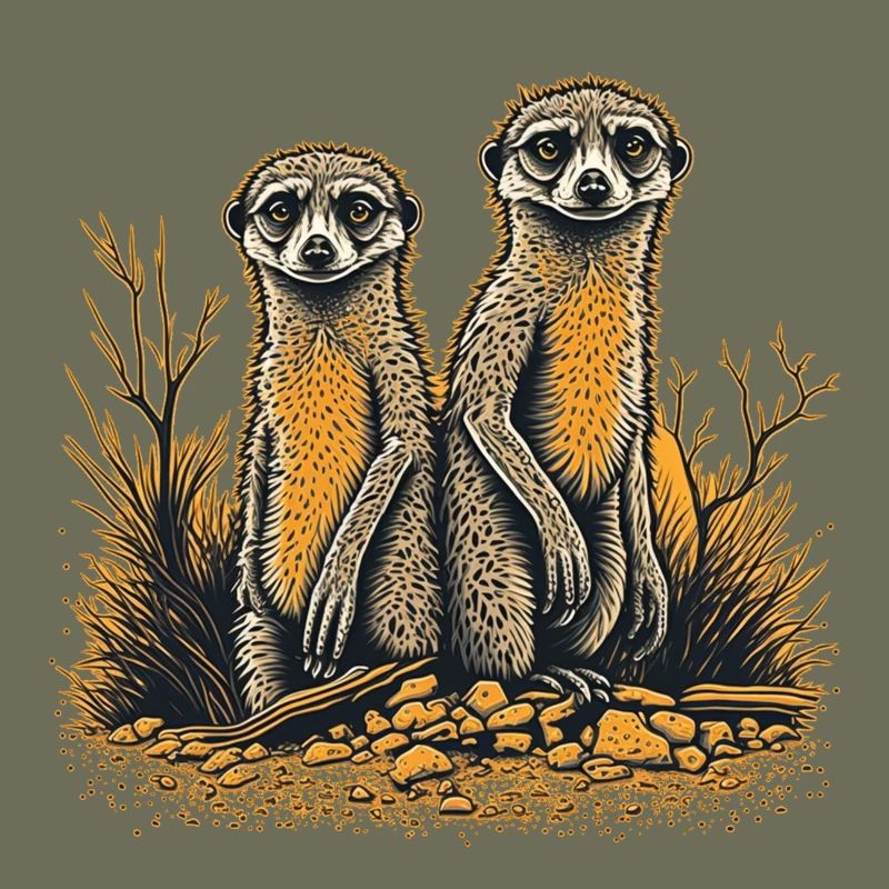 Deux suricates