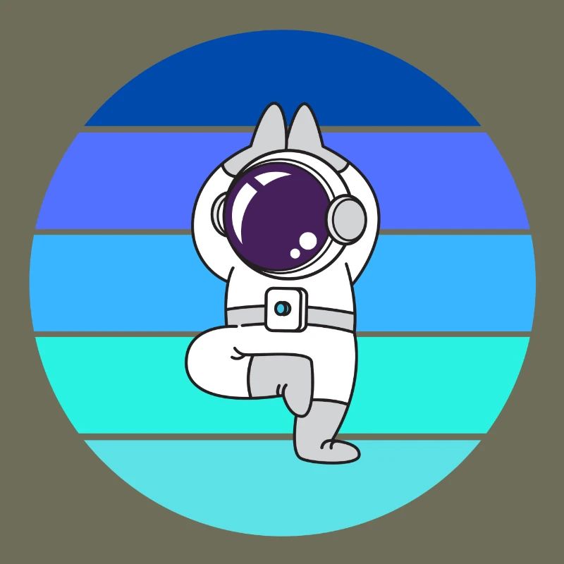 astronaut, flying rocket space