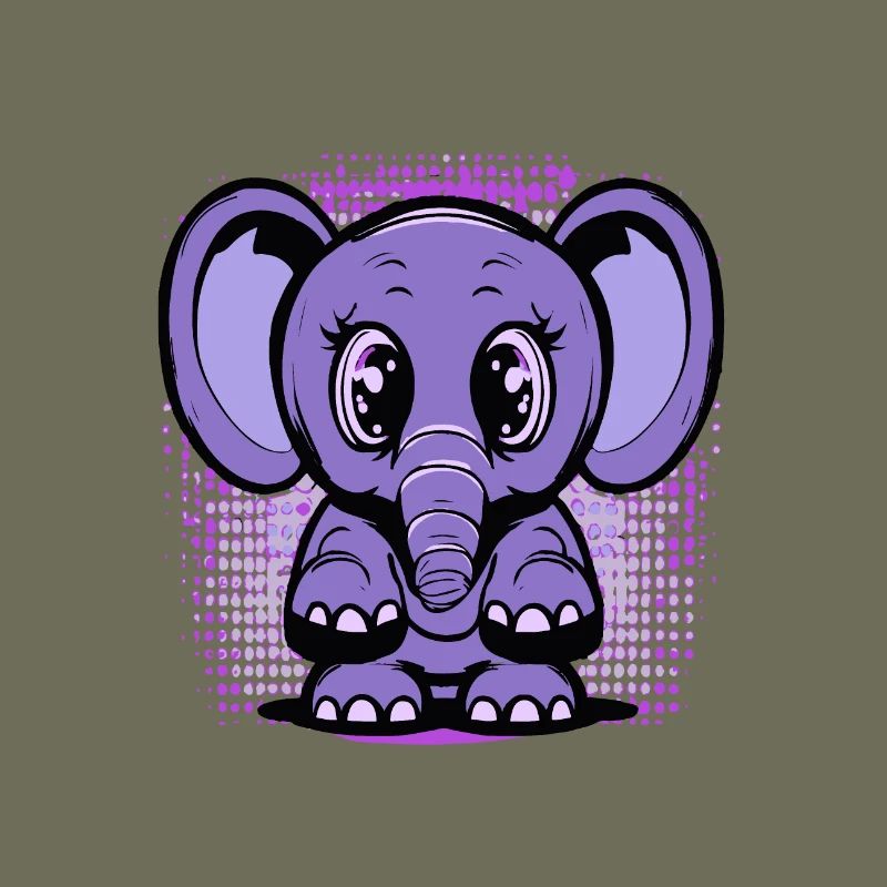 Mignon bébé éléphant