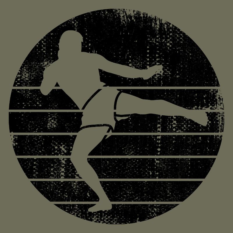 Funny kickboxer