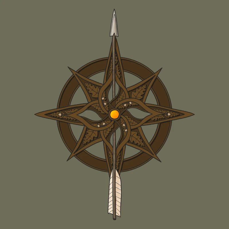 Fantasy Compass Rose
