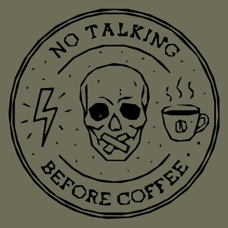 no talking coffee