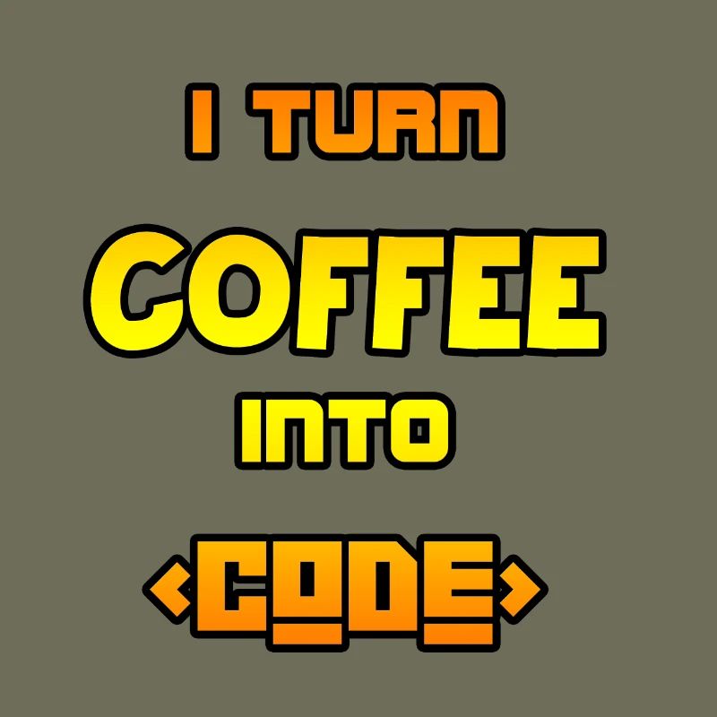 Je transforme le café en code