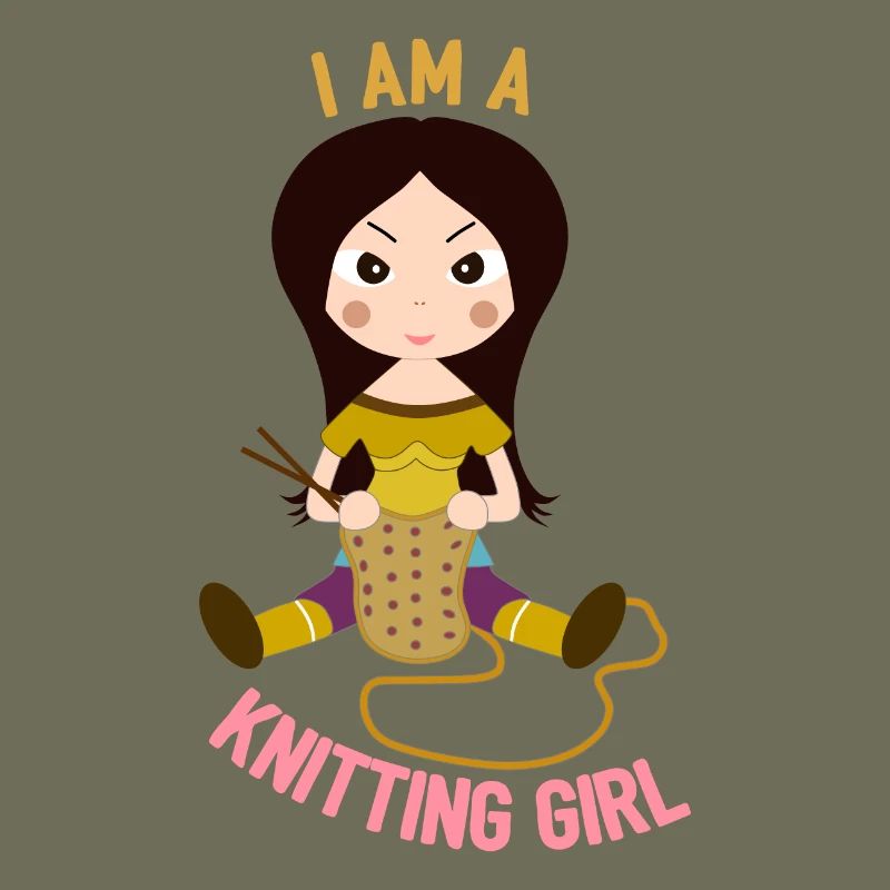 Ich bin ein Strickmädchen