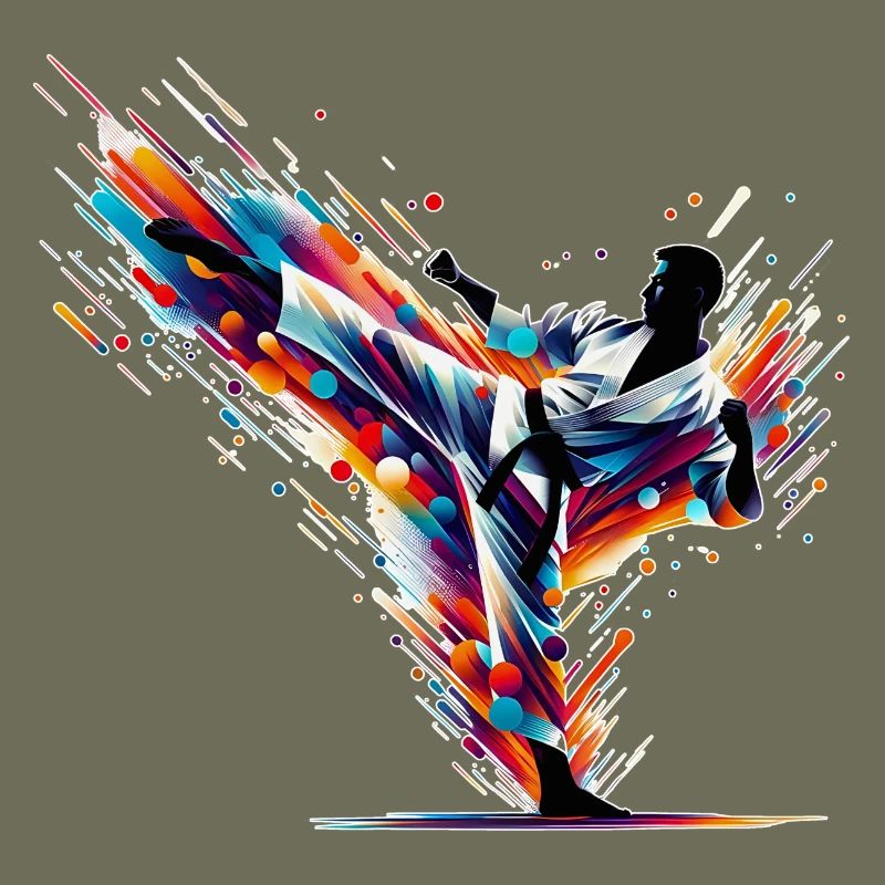 Explosion de karaté