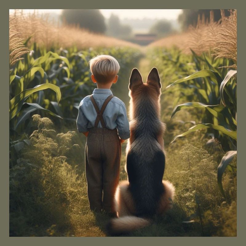 Deutscher Schäferhund Kunst