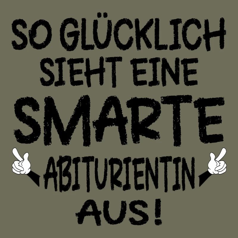 GLÜCKLICHE ABITURIENTIN ABITUR