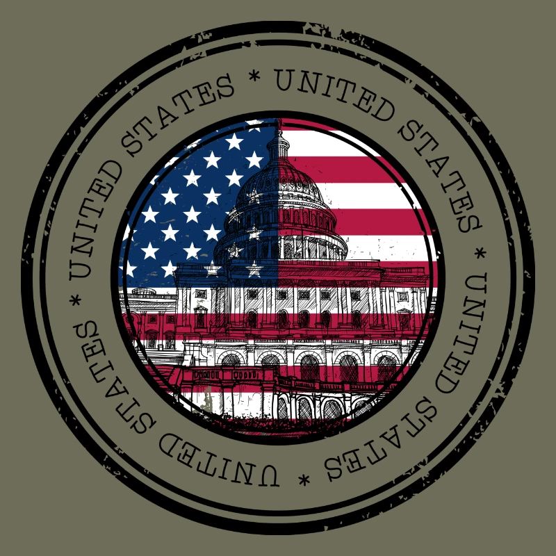 Drapeau du Capitole Cercle Emblème