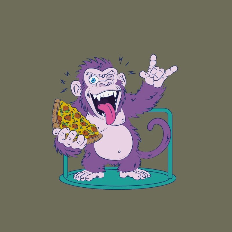 Pizza: Monkey makes it better!