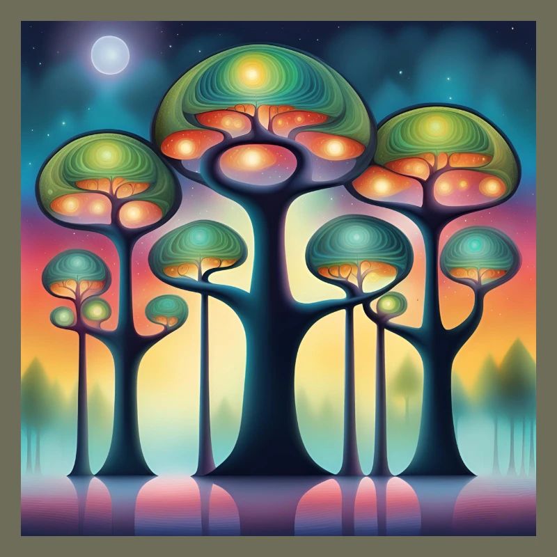 Hundertwasser Bäume