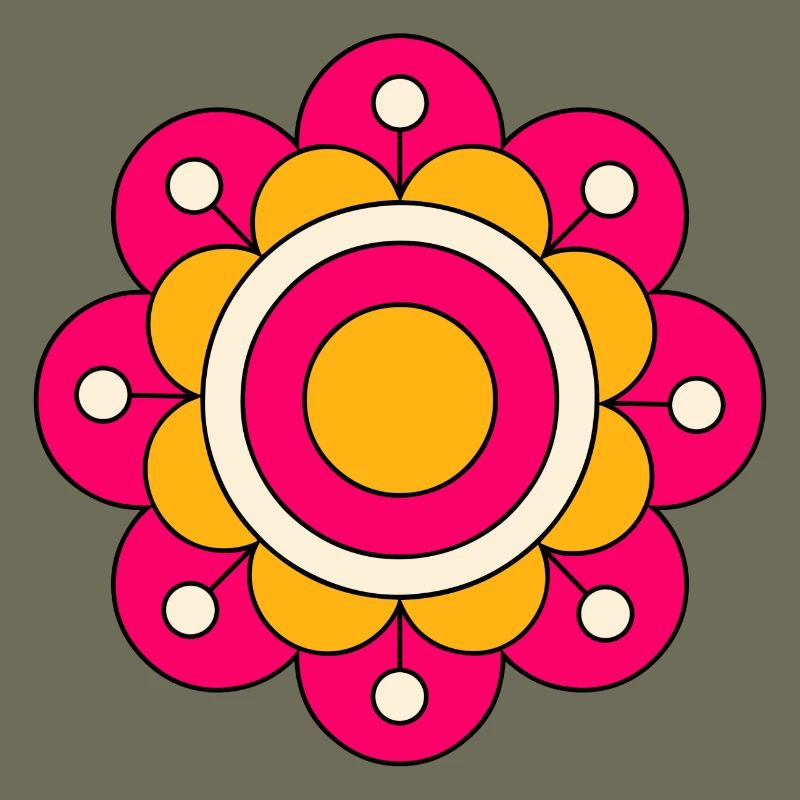 Cute Funky Flower