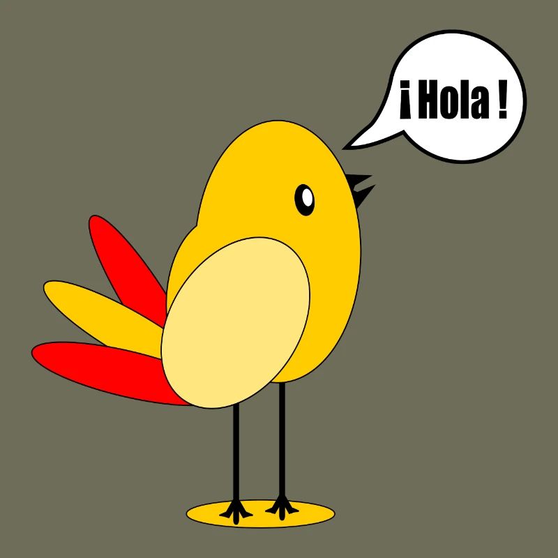 SPANIEN LÄNDERFAHNE SPANISCH VOGEL