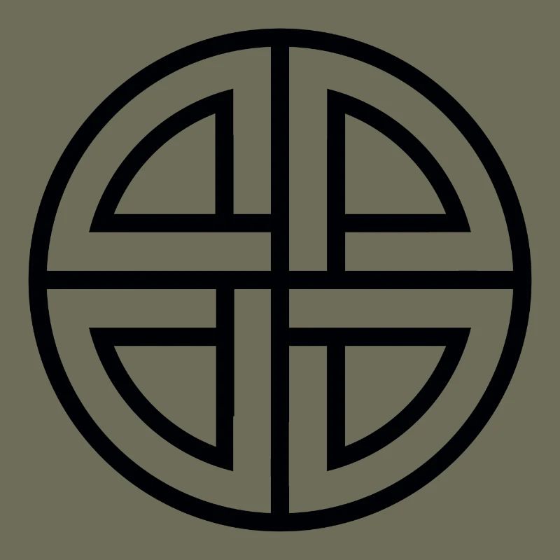 Black shield knot