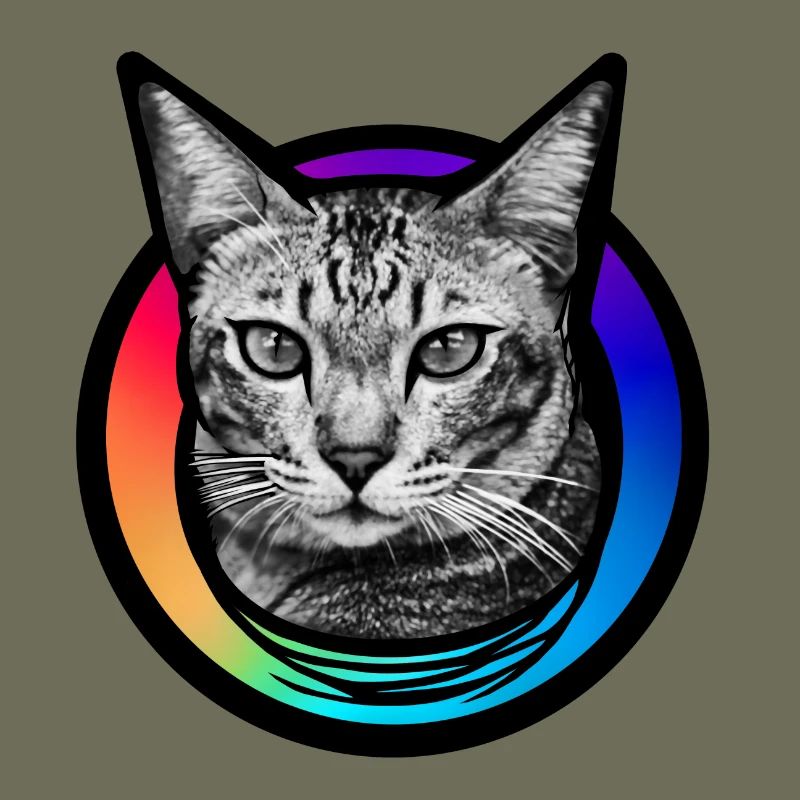 Regenbogen-Katze
