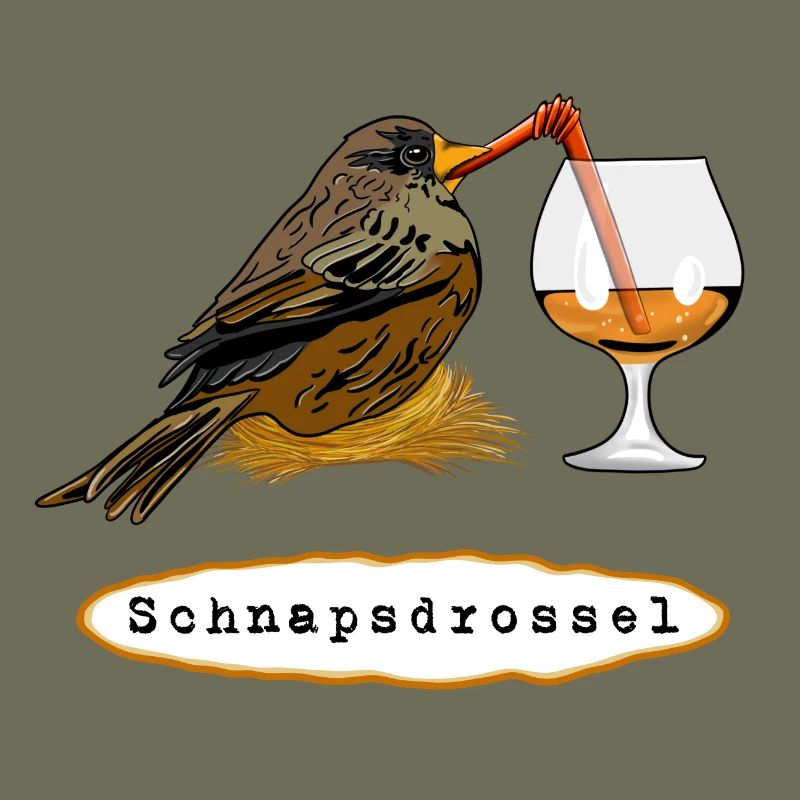 Stößchen! Schnapsdrossel