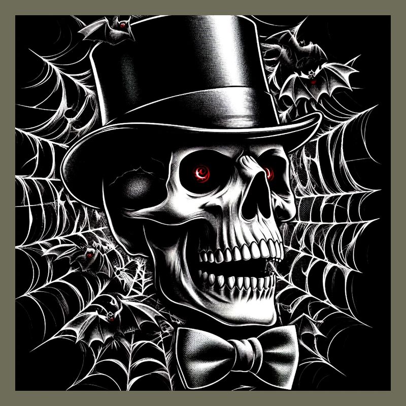 Halloween Elegant Skull