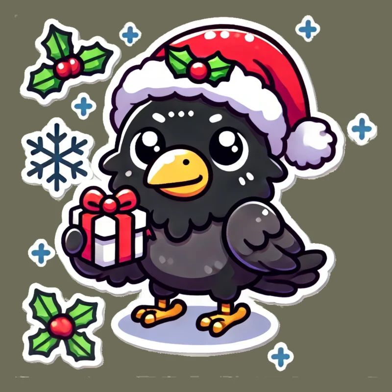 Festive Crow Mischief