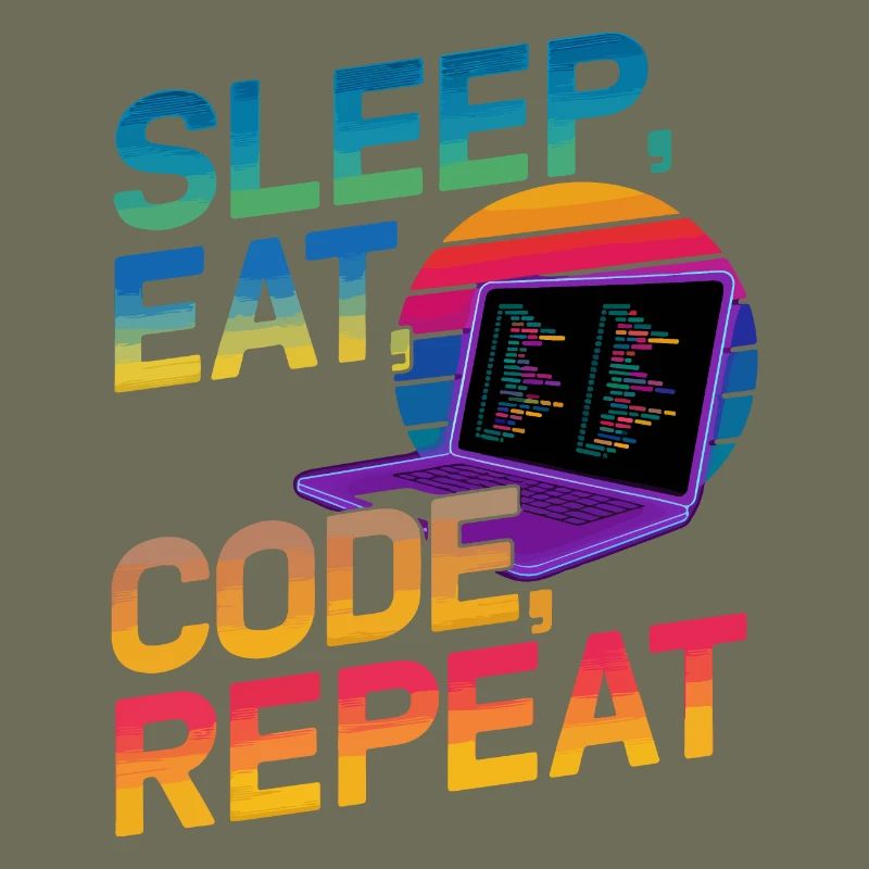 Sleep Eat Code Repeat Gift pour Coder