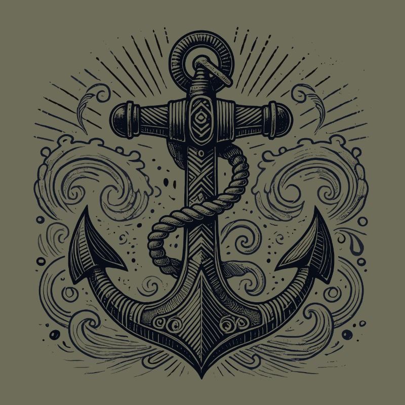 Anker Schiffsanker Anker cool maritim Geschenk