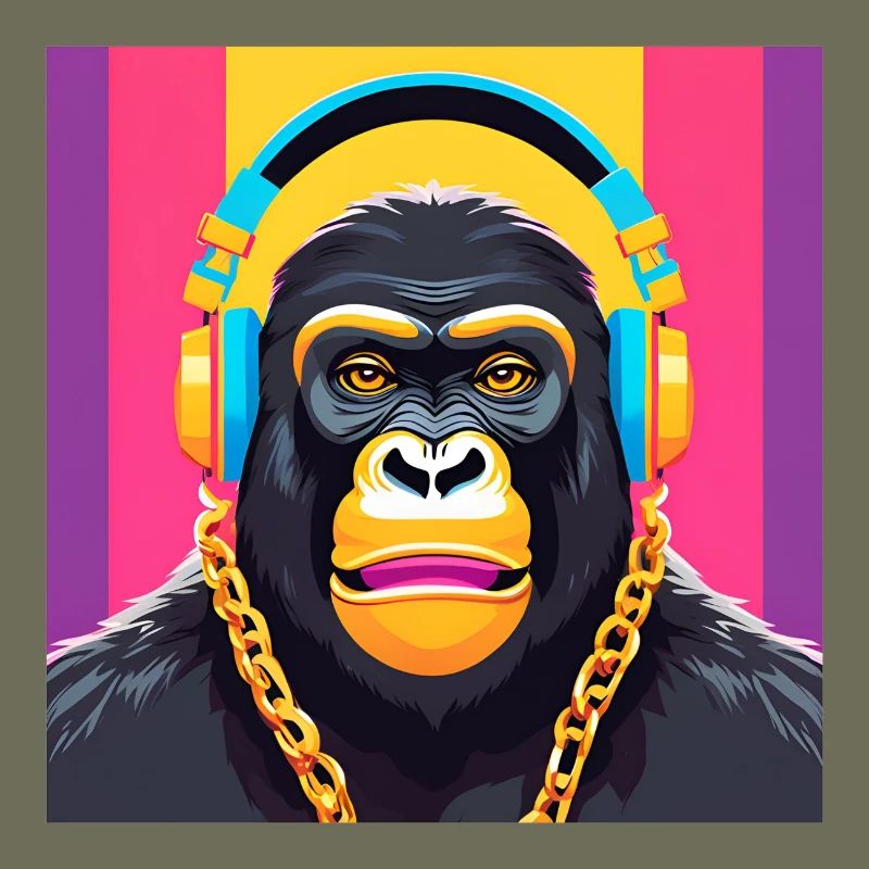 Gorilla, Primat, Affe