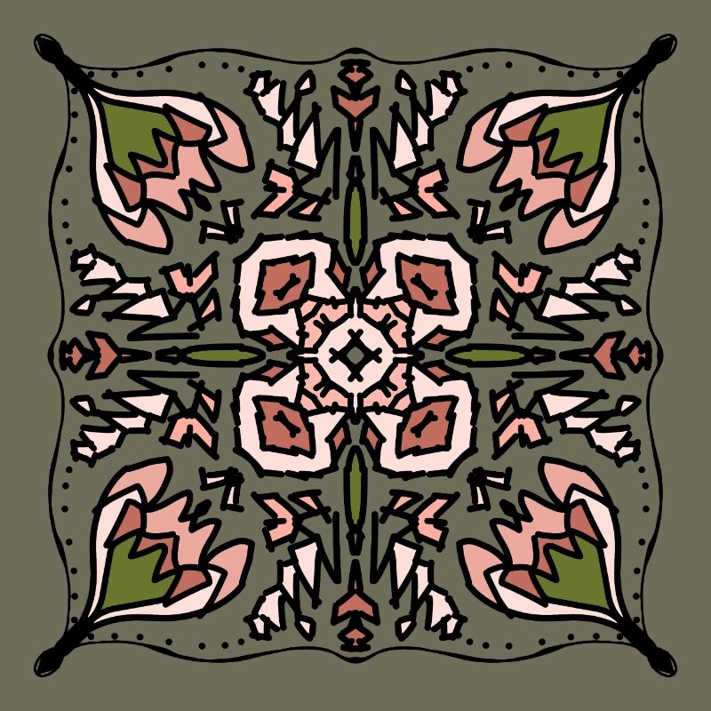 Kaleido Blütenstern Muster