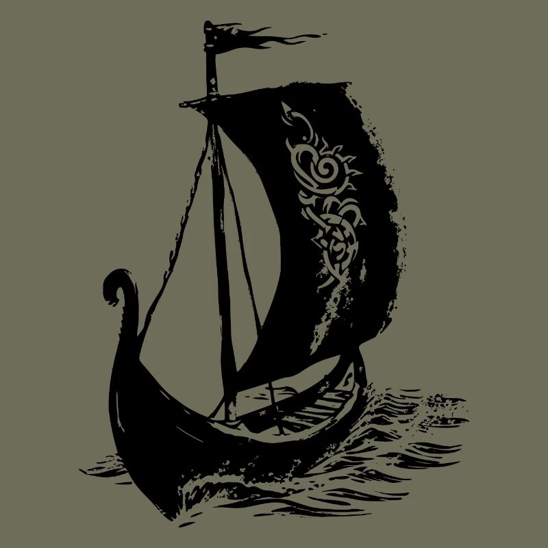 Wikinger-Langschiff