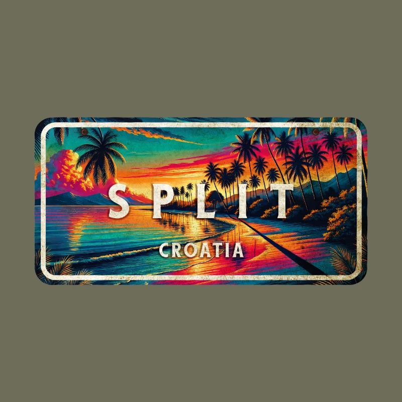 Split Croatia Sunset Design