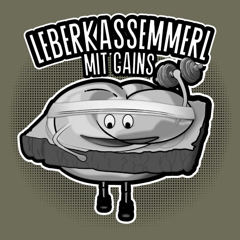 Leberkassemmel mit Muckis.