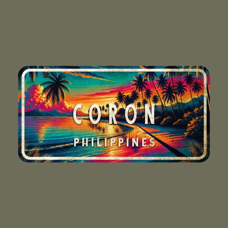 Coron – Tropical Retro Shield