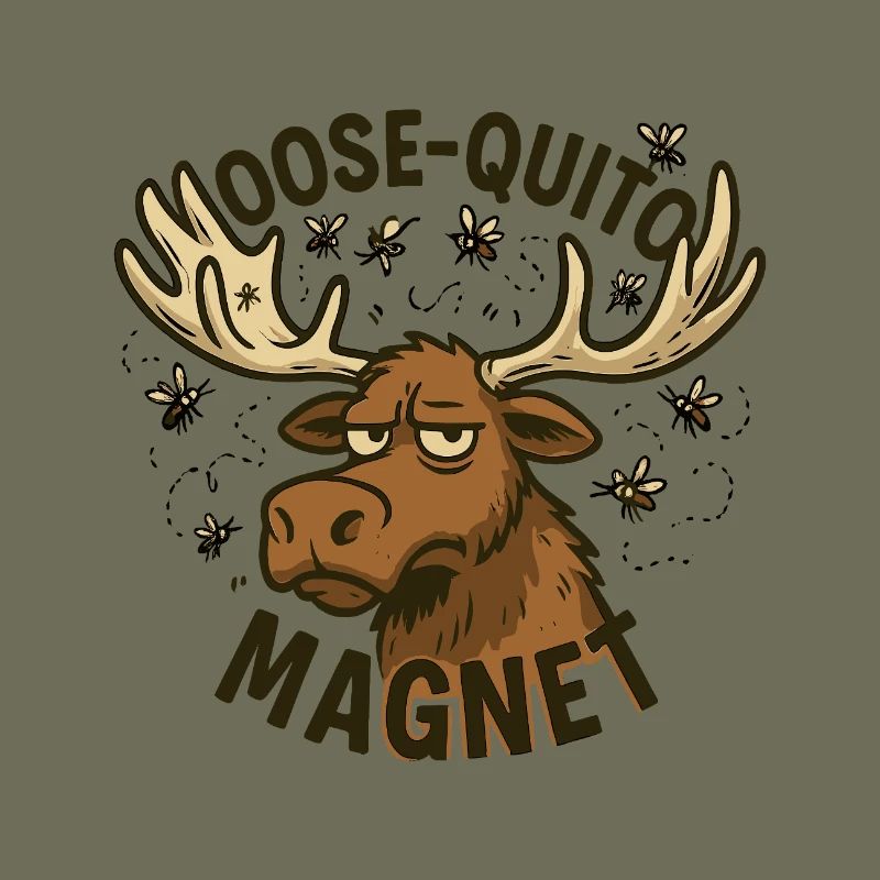 Moose Quittin Magnet Design