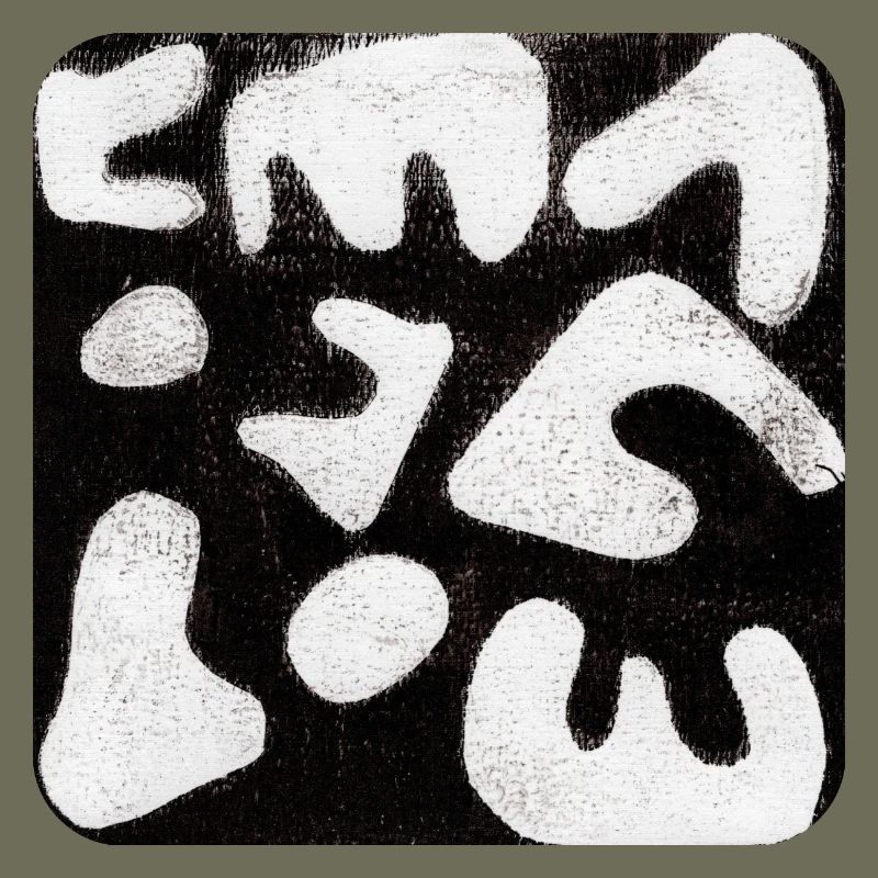 Abstrait Monoprint Impression d’art Tribal