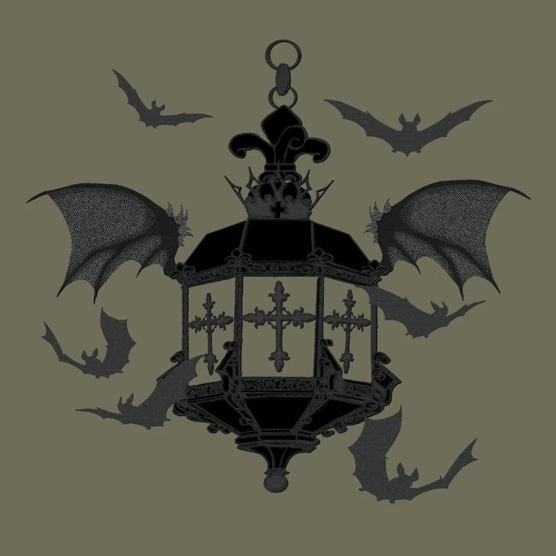 Goth laterne, fledermäuse