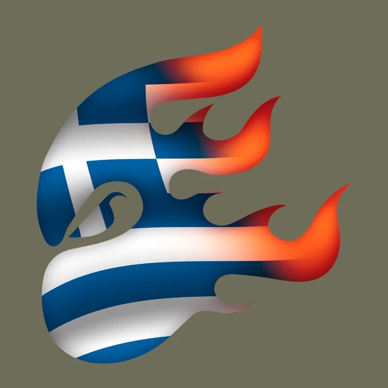 Drapeau de la Grèce - Grèce - Ninja