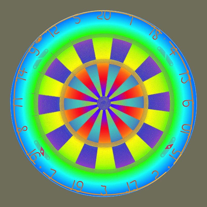 Jeu de fléchettes Arc-en-ciel