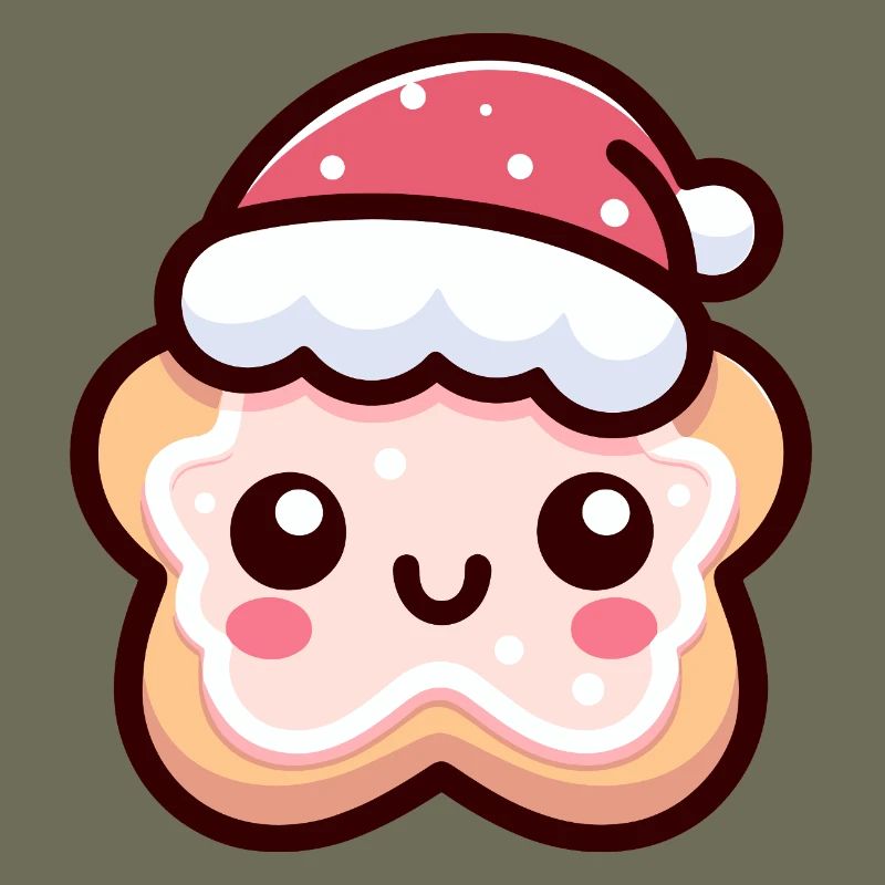Skurrile Weihnachtsplätzchen-Figur