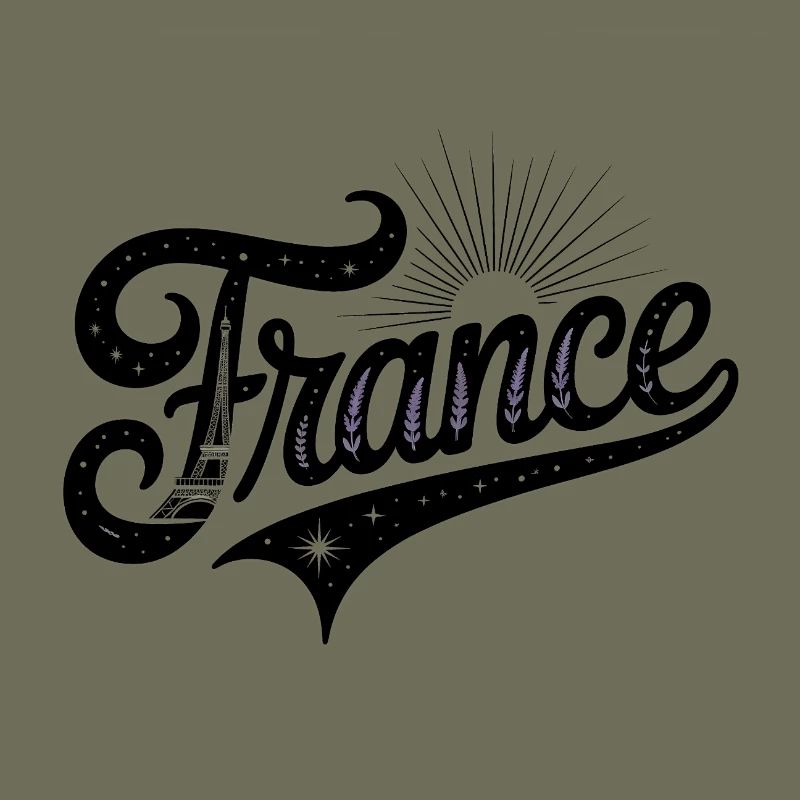 Frankreich - Souvenir-Design