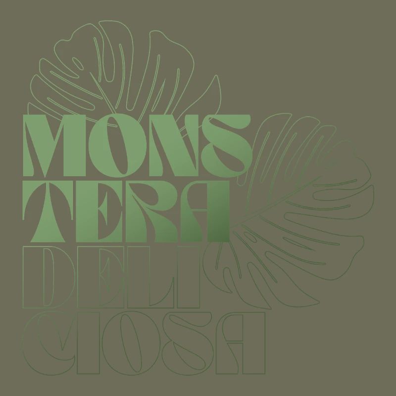 Monstera Leaf Botanical Design